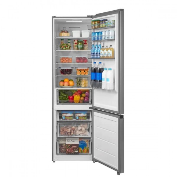 Холодильник двухкамерный MIDEA MDRB509FGF46ID инверторный, No Frost, нержавеющая сталь