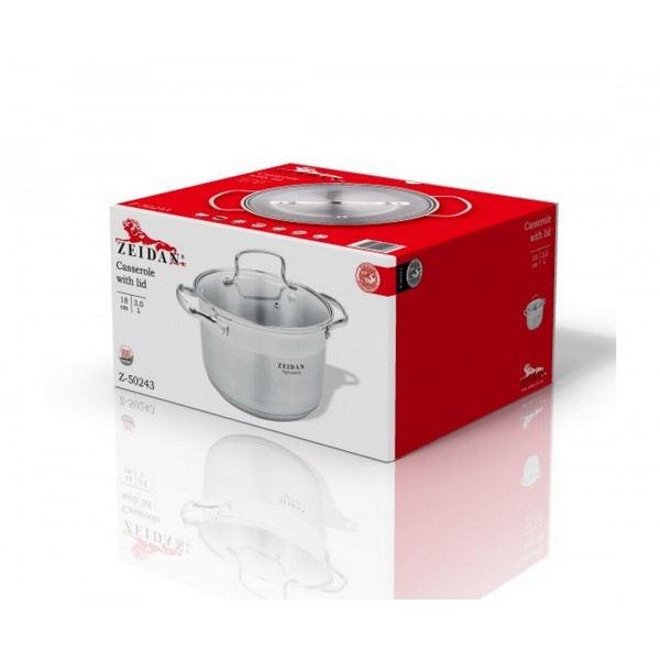 Кастрюля  3 л Zeidan Z50243