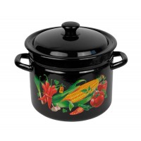 Кастрюля эмалированная КМЗ Царица полей 6л (41804-182/6-У4)