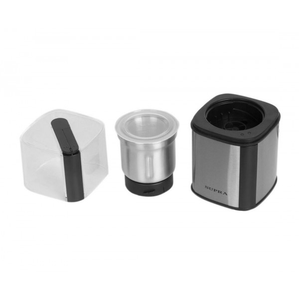 Кофемолка Supra CGS-310 300Вт серебристый