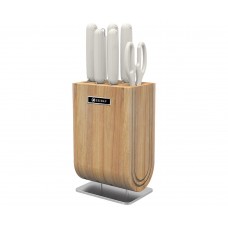 Набор кухонных ножей 9 предметов Zeidan Z-3133 с подставкой