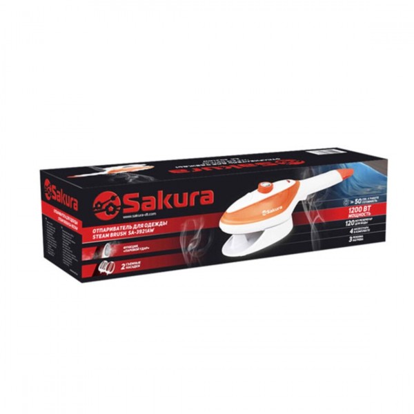 Отпариватель ручной Sakura SA-3921BW 1200Вт