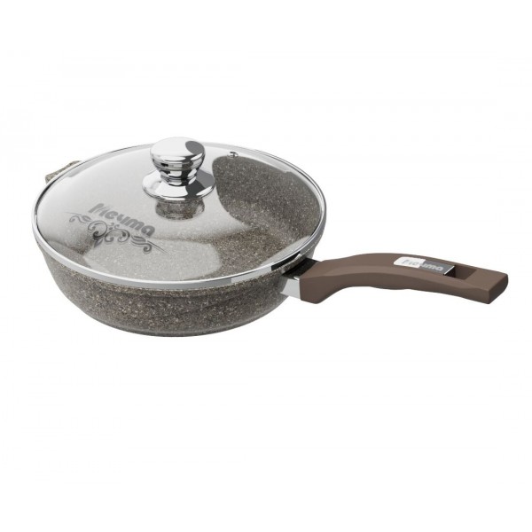 Сковорода Мечта Premium mokko с26902 26см с крышкой