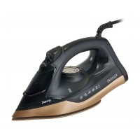 Утюг DELTA LUX DE-3007 2400Вт черный/золото