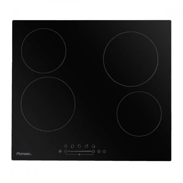 Варочная поверхность электрическая Pioneer EHB60402CS-BL стеклокерамика, черный