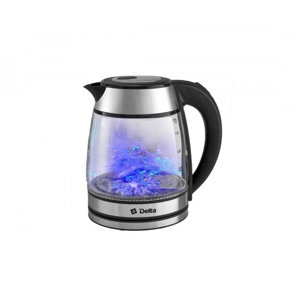 Электрочайник DELTA DL-1120 1.8л серебро