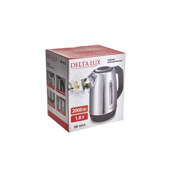 Электрочайник DELTA LUX DE-1015 1.8л черный