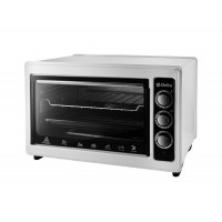 Электропечь DELTA D-0124 белая с грилем + вертел 1300 Вт 37 л