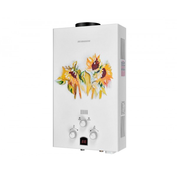 Газовая колонка Edisson E 20 GD Подсолнухи