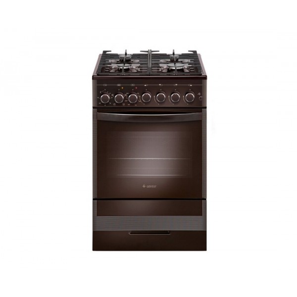 Газовая плита с электрической духовкой Gefest ПГЭ 5502-02 0045 (цвет - шоколад)