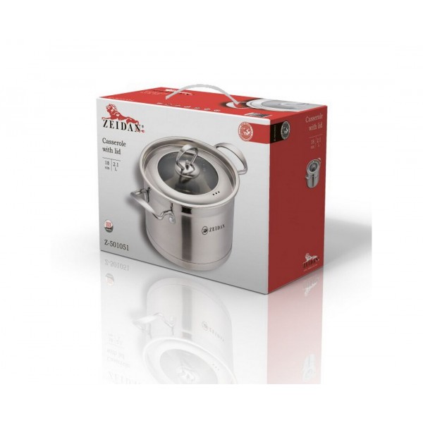 Кастрюля 2,1 л Zeidan Z501051