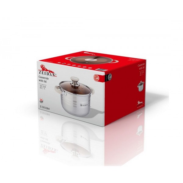 Кастрюля 3 л Zeidan Z501064
