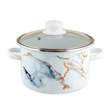 Кастрюля эмалированная Appetite Marble 4.0л (1RD201S)