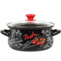 Кастрюля эмалированная КМЗ Болоньезе 2л (61915-103/4.02-У4)