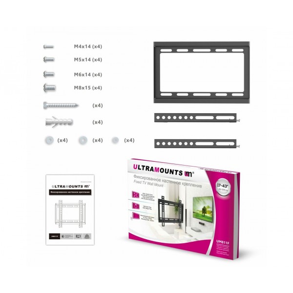 Кронштейн Ultramounts UM811F фиксированый  23-42