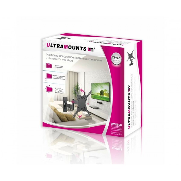 Кронштейн Ultramounts UM866В диагональ: 13-42