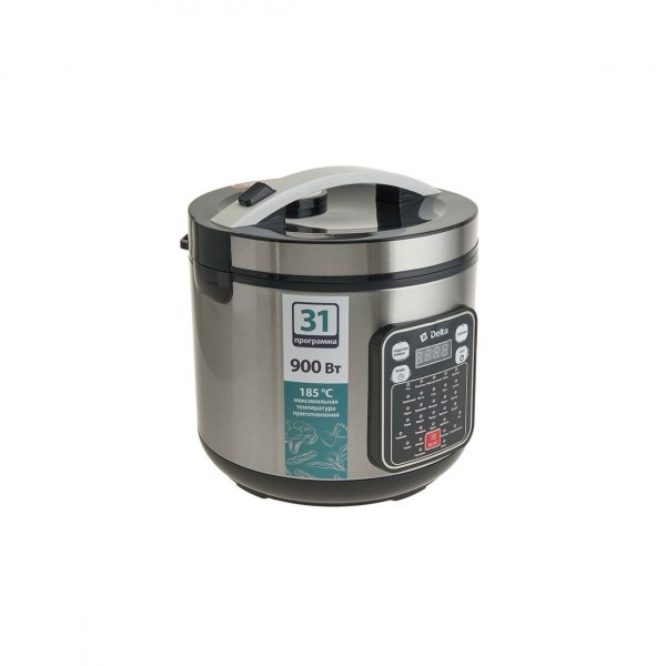 Мультиварка DELTA DL-6528 5л, 900 Вт, черный