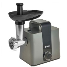 Мясорубка DELTA DL-6107M 2000 Вт серый/черный