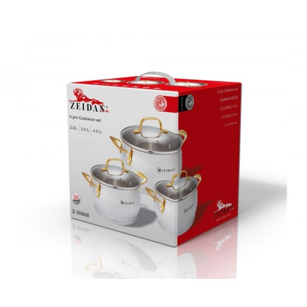 Набор посуды Zeidan Z-50668 6 предметов