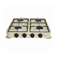 Плита газовая настольная Аксинья КС-108 бежевая