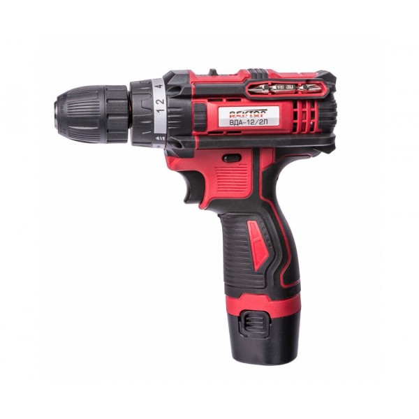 Шуруповерт аккумуляторный ВЕКТОР ВДА-12/2Л