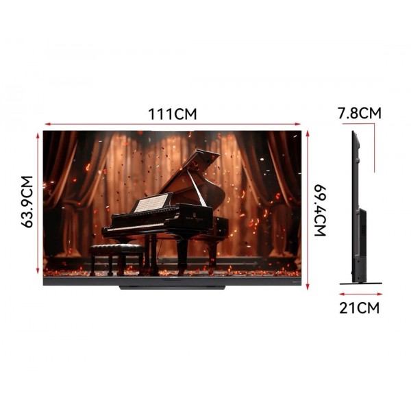 Телевизор Smart TV Yasin 50Q7A 50″ 3840×2160 4K UHD