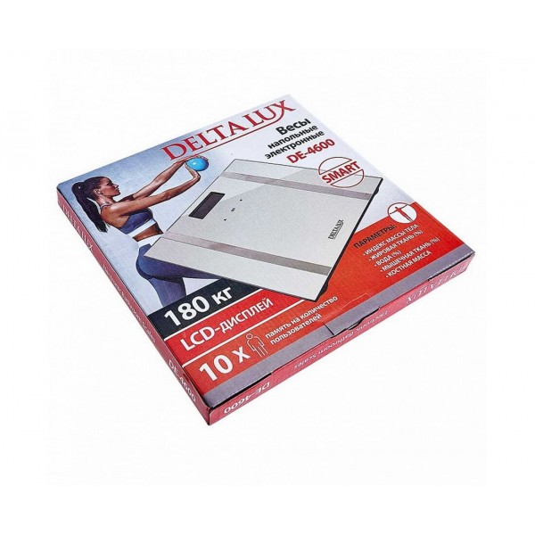 Весы напольные электронные DELTA LUX DE-4600 SMART