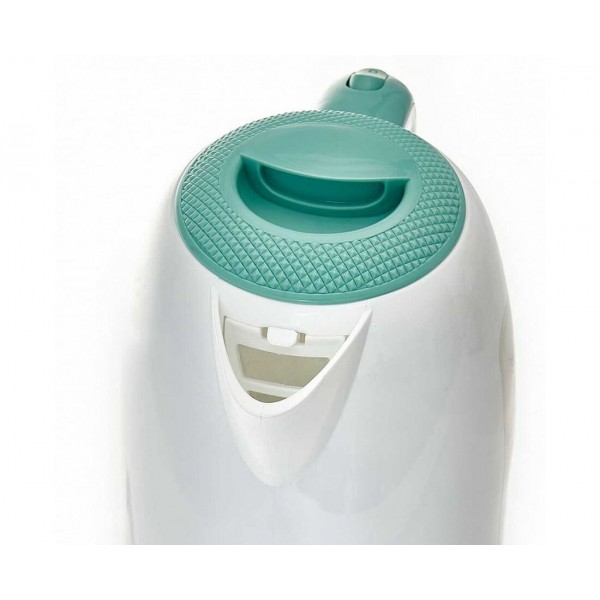 Эл.чайник DELTA DL-1106 белый/мятн.