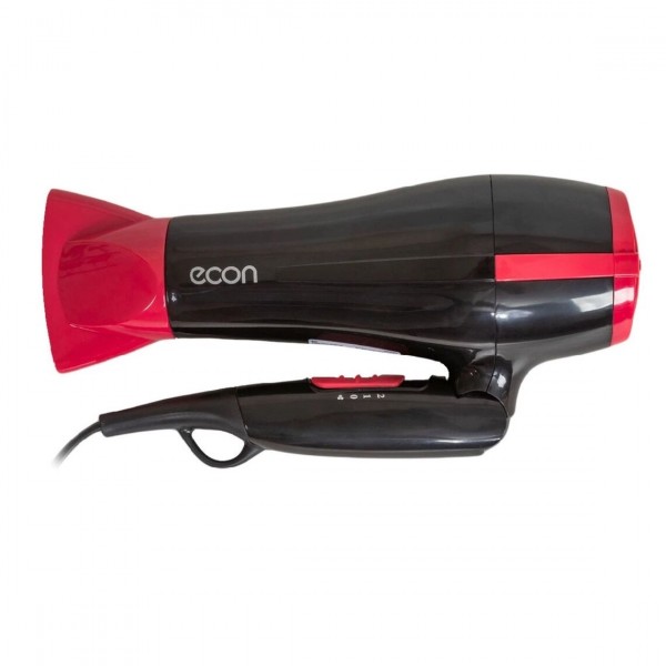 Фен Econ ECO-BH220D 2200Вт черный/красный