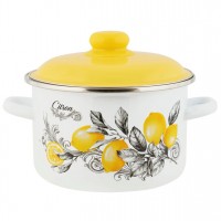 Кастрюля эмалированная Appetite Citron 2л (6RD161M)