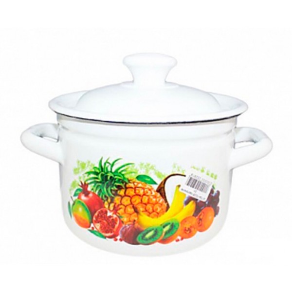 Кастрюля эмалированная КМЗ Эквадор 3л (41704-122/6-У4)