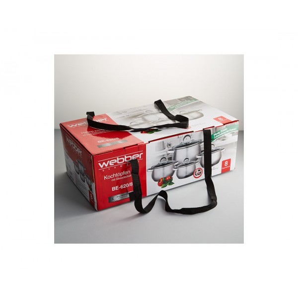 Набор посуды из 8 предметов Webber BE-620/8