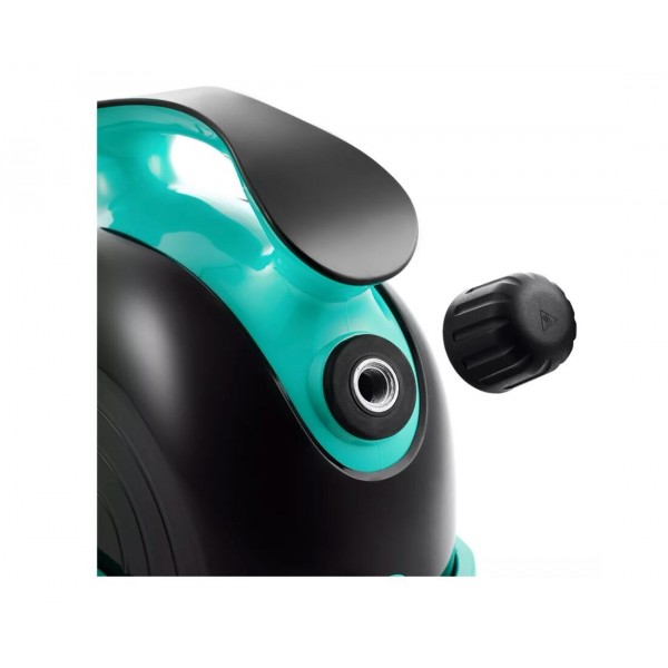 Пароочиститель напольный Kitfort КТ-9102-3 черный/бирюзовый 