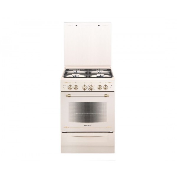 Плита газовая Gefest ПГ 6100-02 0182 Ретро бежевая