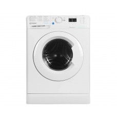 Стиральная машина автомат Indesit BWSA 6109 WWV с паром, узкая, 6кг, инверторная, белый