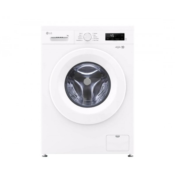 Стиральная машина автомат LG F2Y1HS3W с паром, 7кг, инверторная, белый