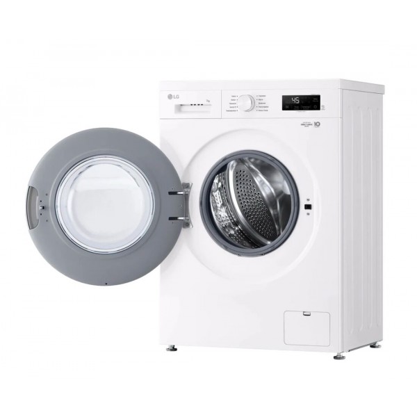 Стиральная машина автомат LG F2Y1HS3W с паром, 7кг, инверторная, белый
