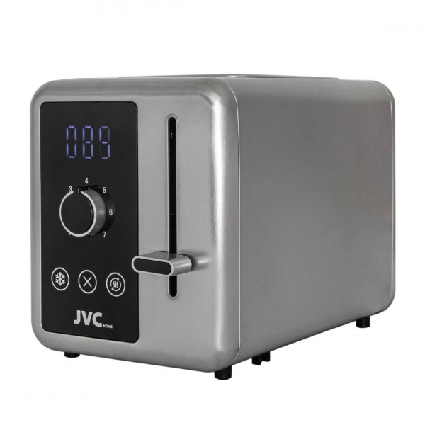 Тостер JVC JK-TS737 900Вт серебристый