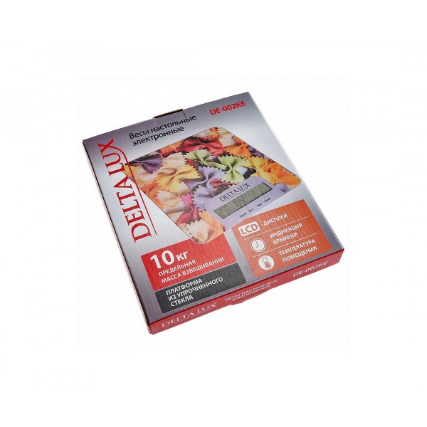 Весы кухонные DELTA LUX DE-002KE Фарфалле