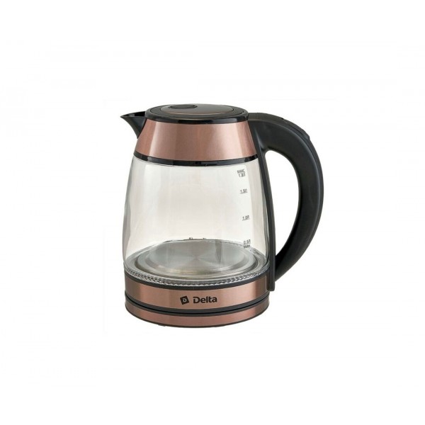Электрочайник DELTA DL-1120 1.8л медный