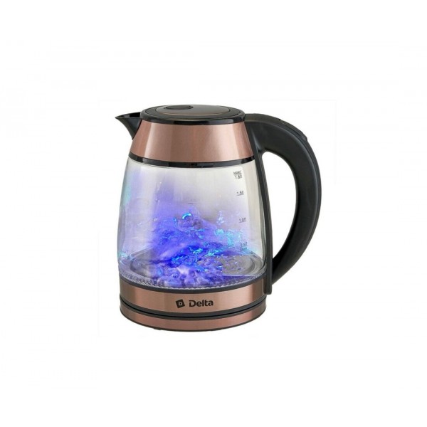 Электрочайник DELTA DL-1120 1.8л медный
