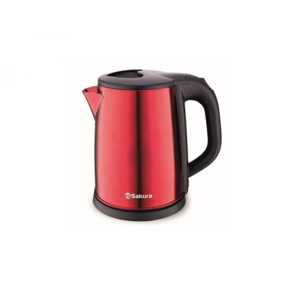 Электрочайник Sakura SA-2149BR 2л красный металлик/чёрный