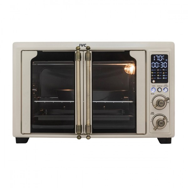 Электропечь JVC JH-MO351 гриль, конвекция, 2000Вт, бежевый