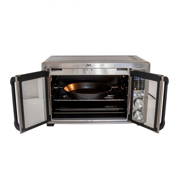 Электропечь JVC JH-MO355 гриль, конвекция, 2000Вт, серебристый
