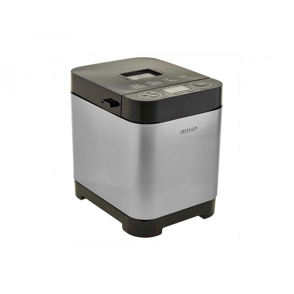 Хлебопечь DELTA LUX DL-8008B серебро с черным 750 грамм