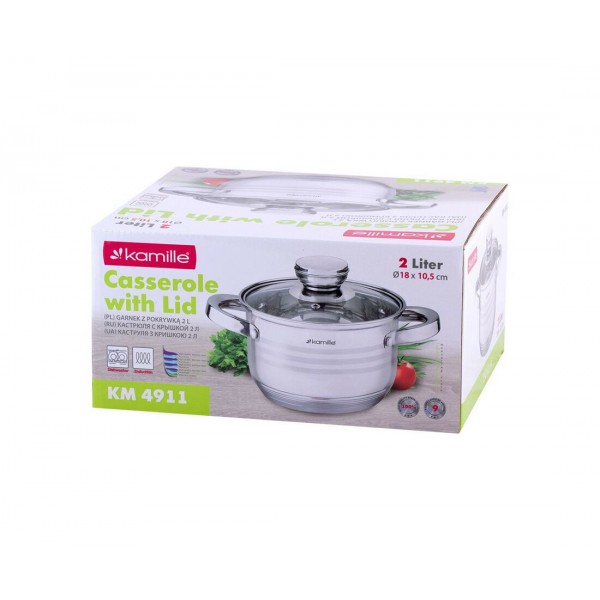 Кастрюля 2 л Kamille KM-4911