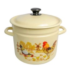 Кастрюля эмалированная КМЗ Подворье 7л (41804-192/6-У2)