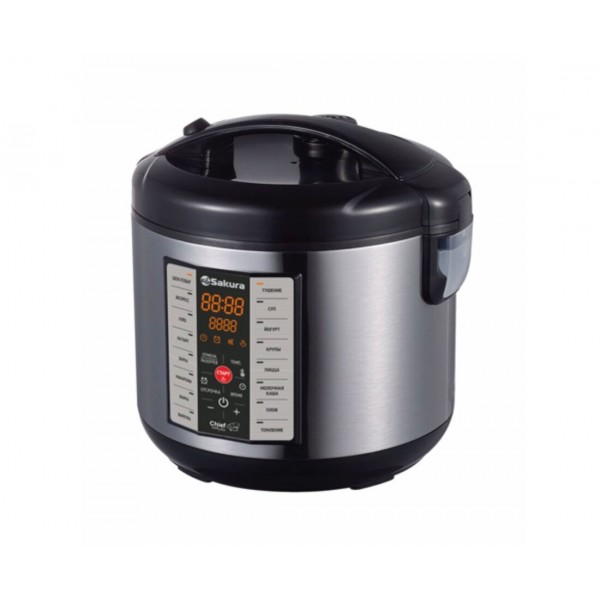 Мультиварка Sakura SA-7766BK  5 л, 860 Вт, черный
