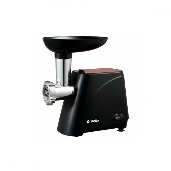 Мясорубка DELTA DL-6100M черная/красная, 2000Вт, 1,8 кг/мин, реверс