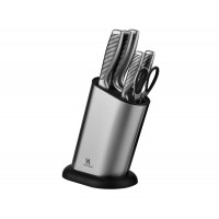 Набор кухонных ножей 7 предметов HOFFMANN НМ 6674 с подставкой